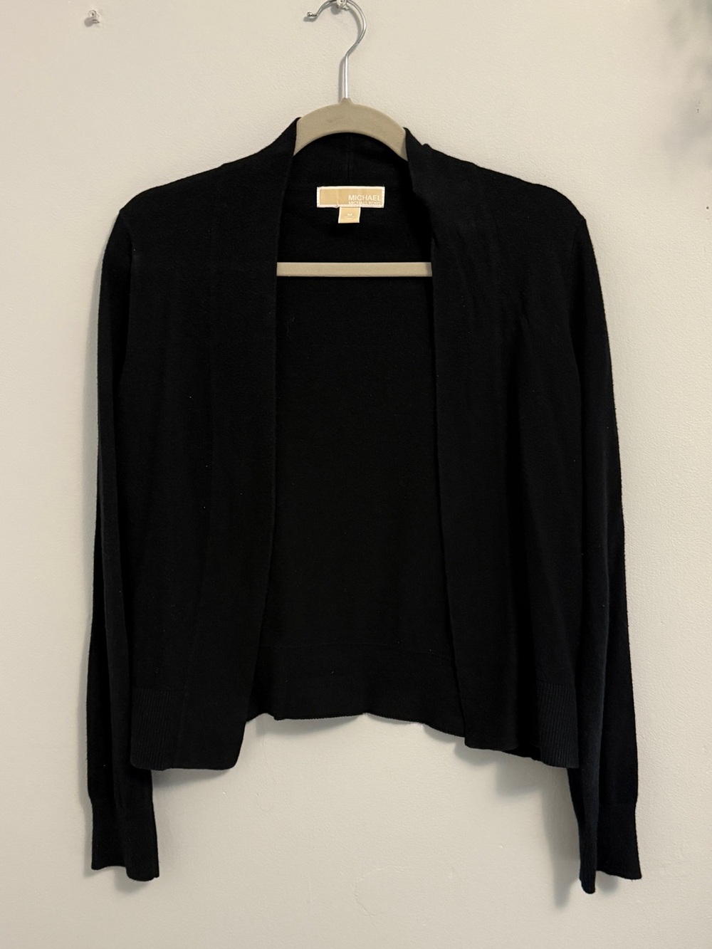 Michael Kors Black Open-Front Women's Cardigan